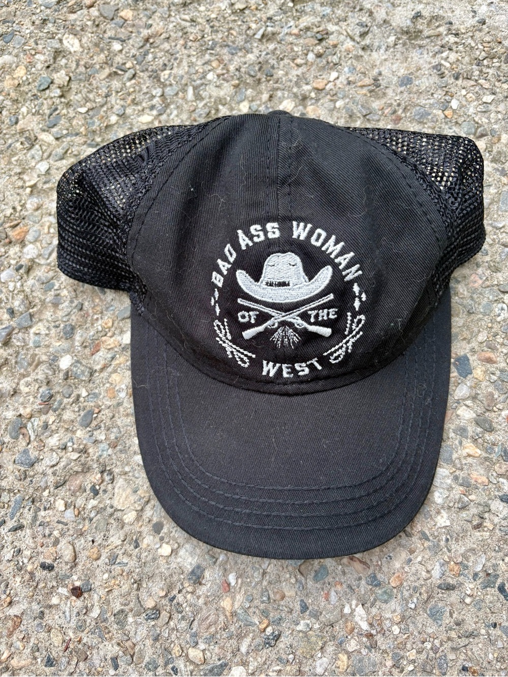 Idyllwind “Bad Ass Woman of the West” Black Trucker Cap